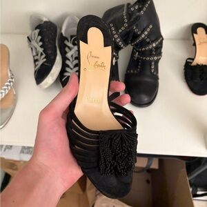 Christian Louboutin Black Women's Heels